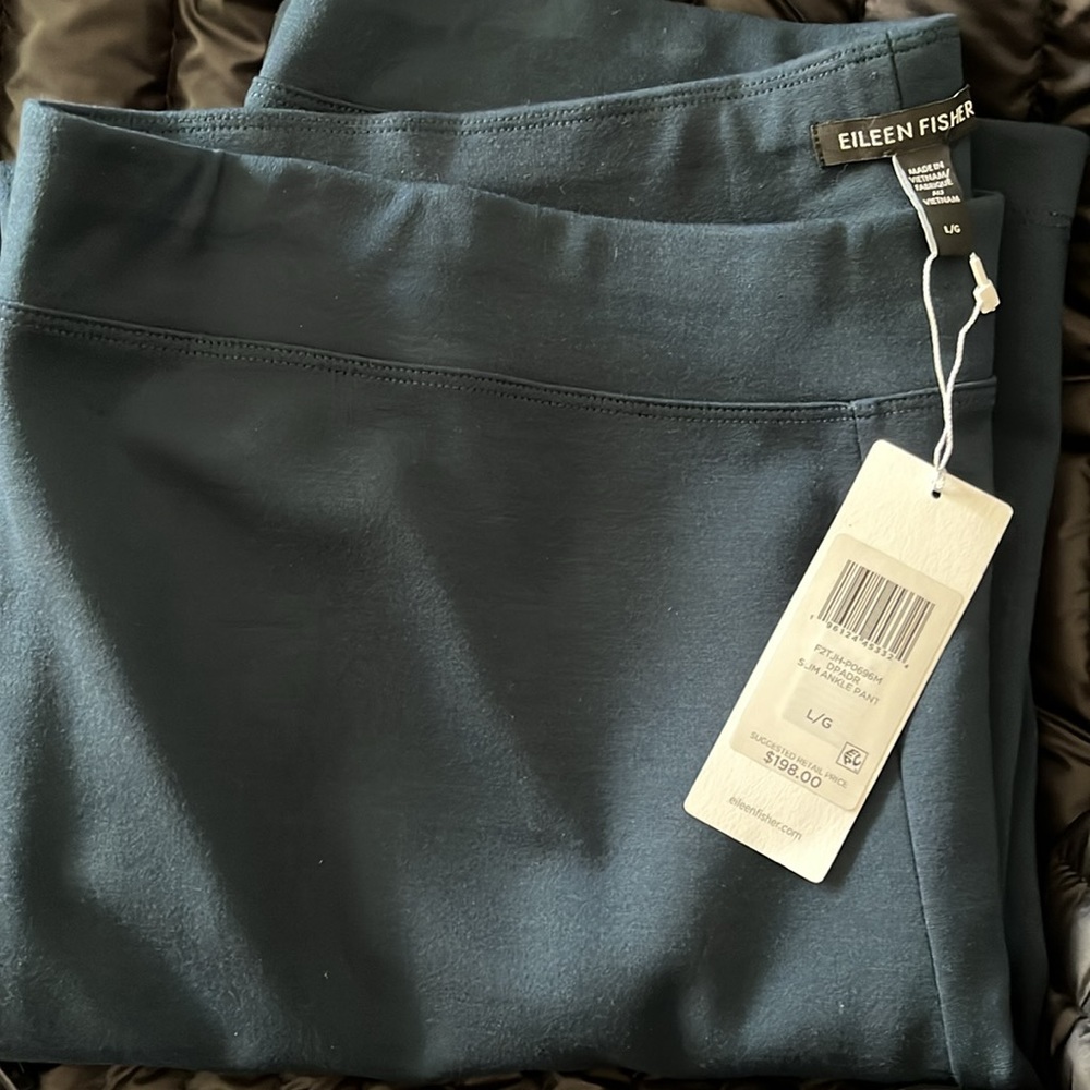 Eileen Fisher Slim Ankle Pant NWT